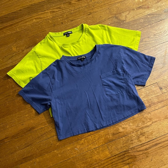 Fashion Nova Tops - Fashion Nova Over Sized Crop Tops